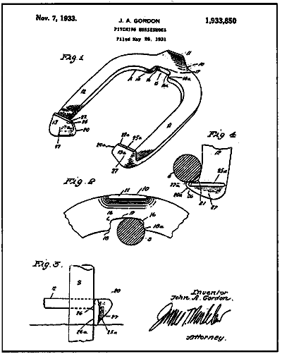 Horseshoes Patent